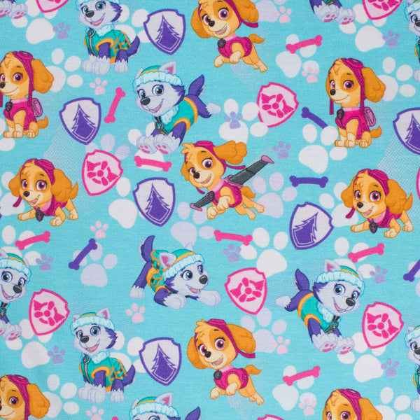 Jersey Swafing "Paw Patrol" Skye und Everest türkis