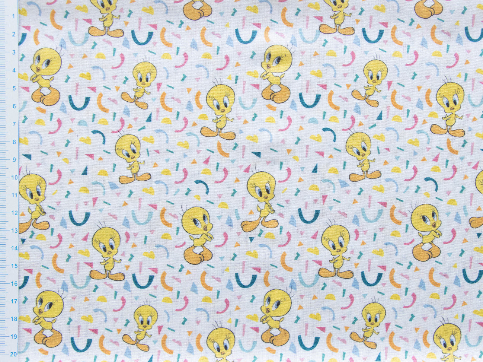 Webware Baumwolle Swafing Looney Tunes - Tweety - weiß