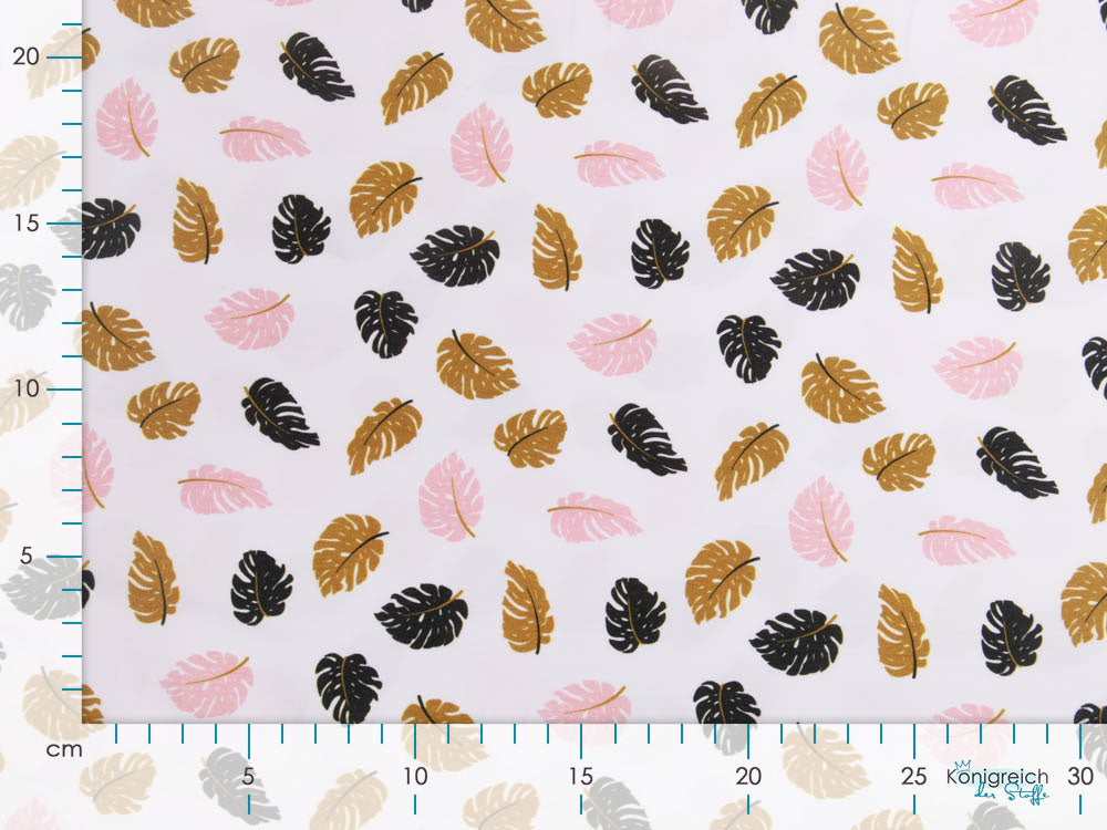 Jersey Swafing Theo - Monstera-Blätter