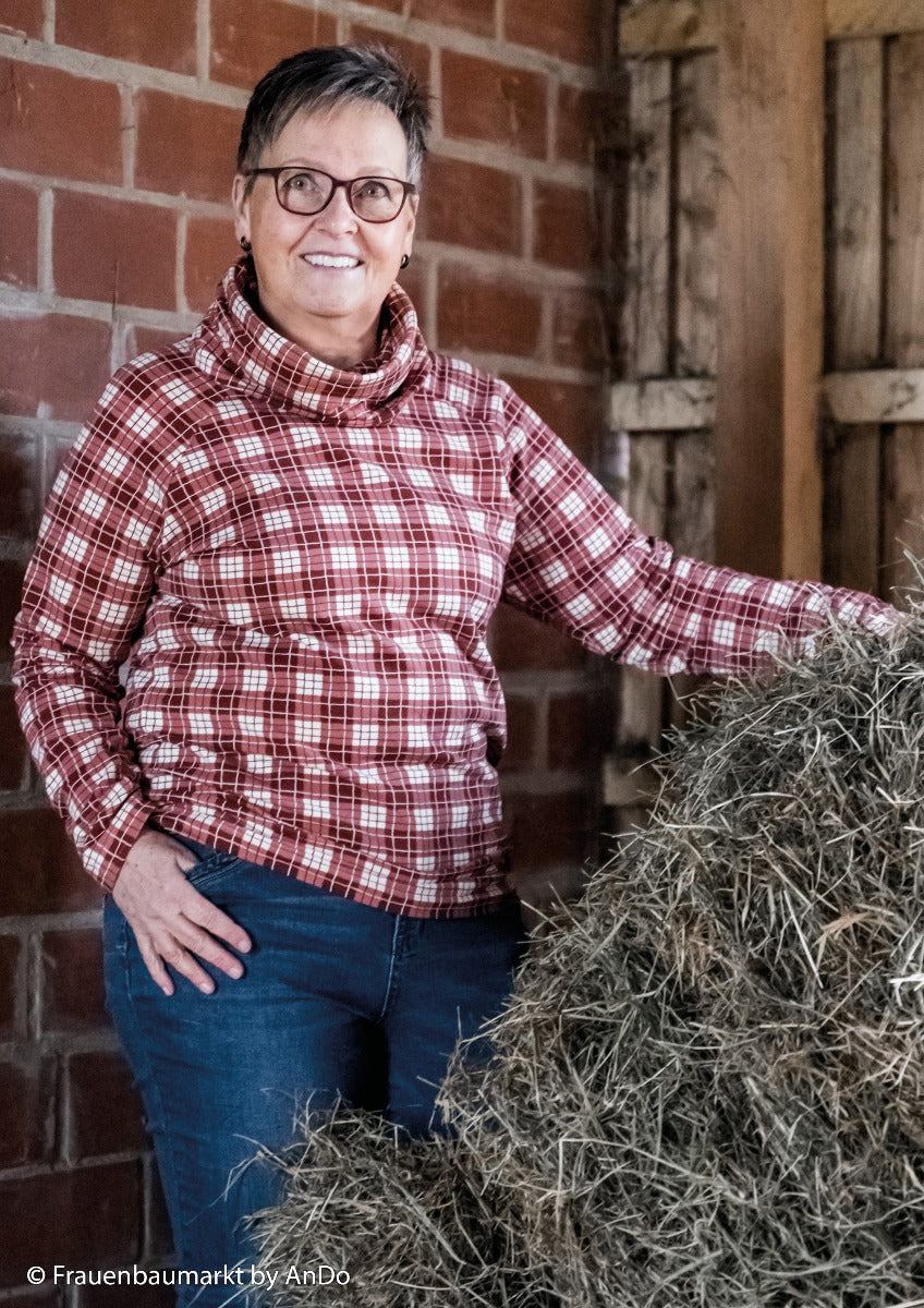 Sweat French Terry Swafing Sweet Bears - Karomuster - ocker