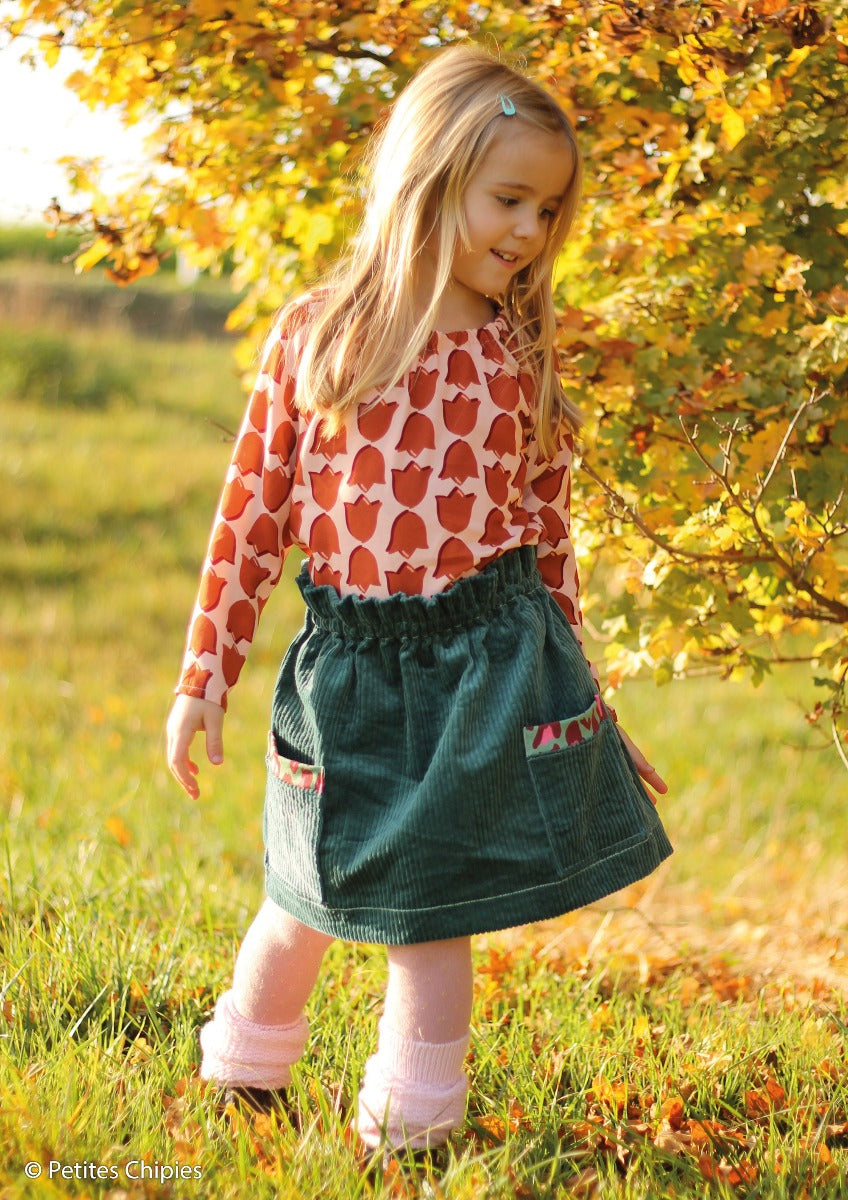 Webware Viskose Swafing #lovelyfavs Glowing Retro Tulip by Cherry Picking - 3D Tulpen