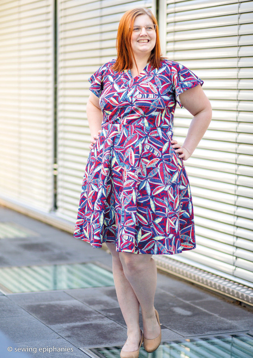 Waffeljersey Swafing Viento by Bienvenido Colorido - Dschungelblätter