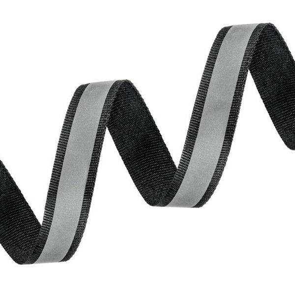 Reflektorband zum Aufnähen - schwarz