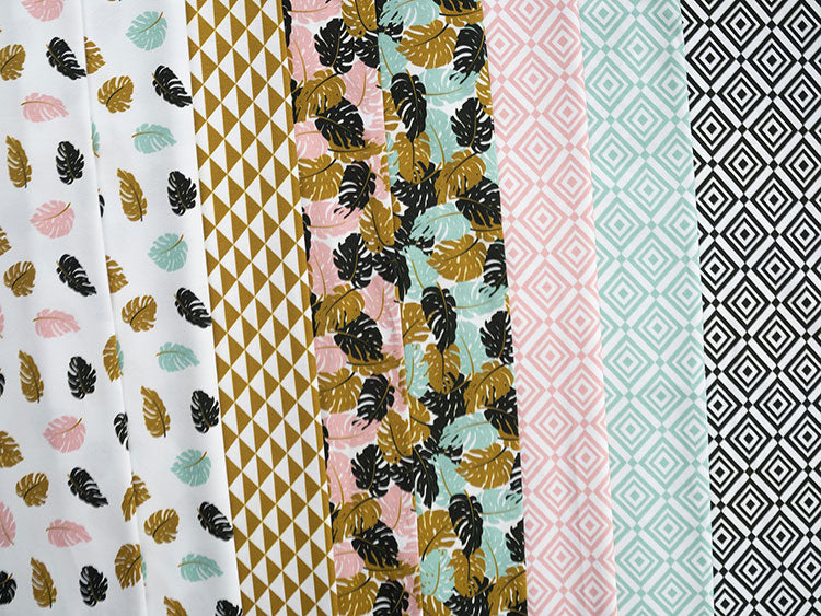 Jersey Swafing Theo - grafisches Ikat-Muster