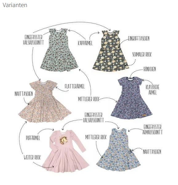 Papierschnittmuster - Twirly Dress