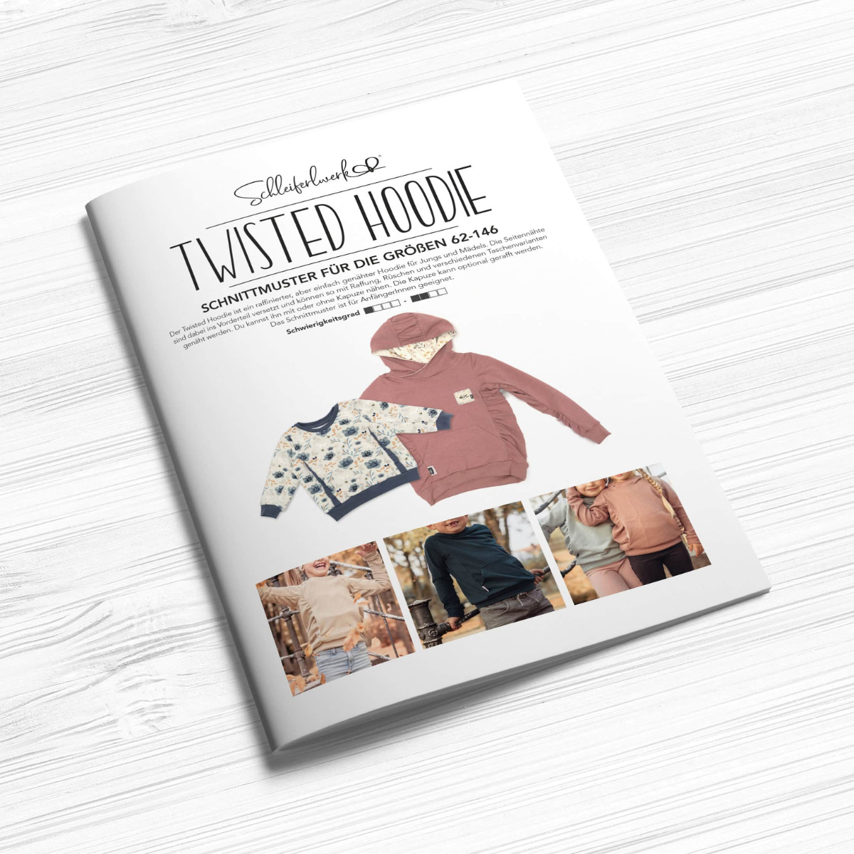 Papierschnittmuster - Twisted Hoodie