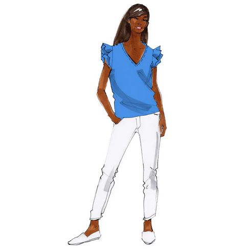 Papierschnittmuster Shirt Wilma