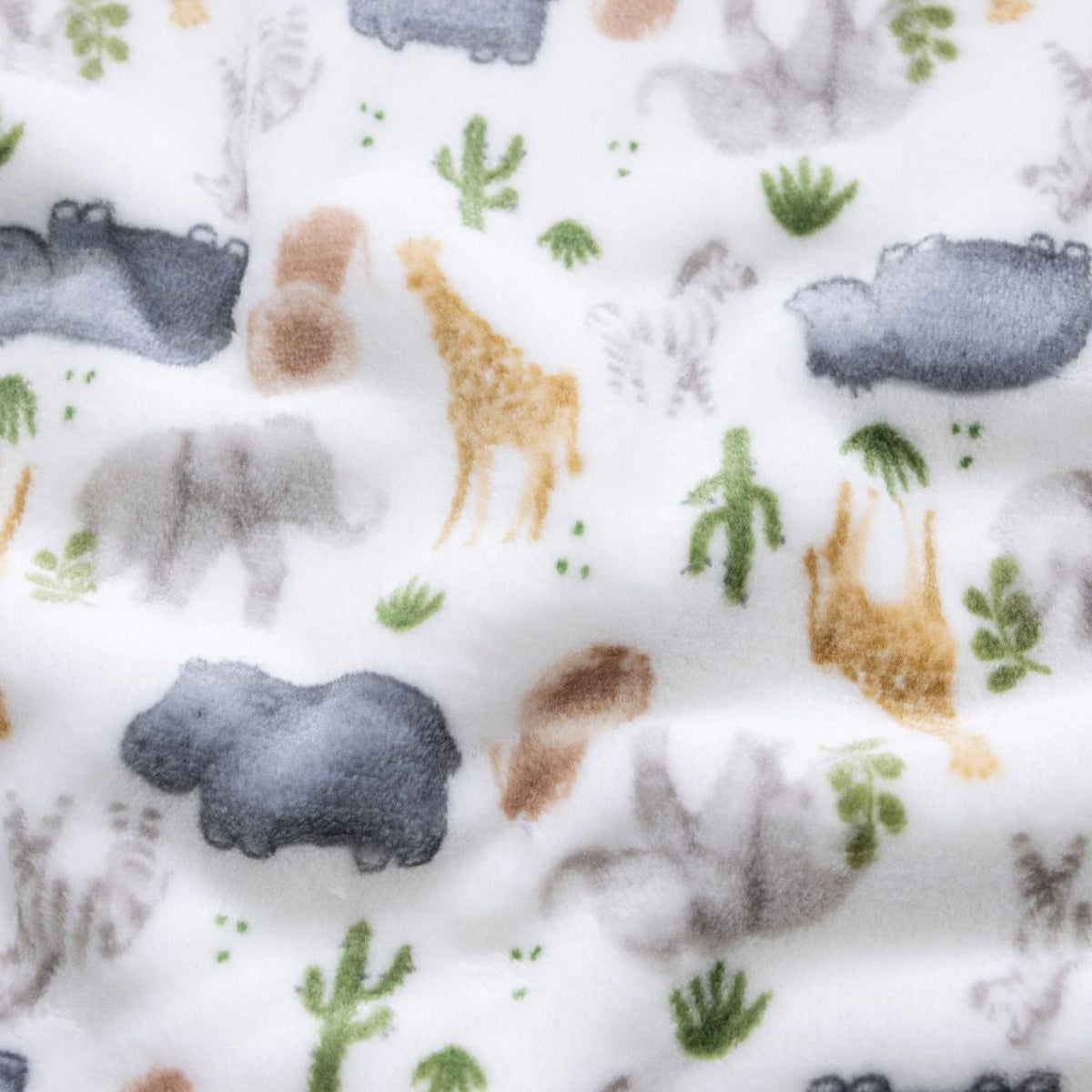 Wellnessfleece - wilde Safarietiere