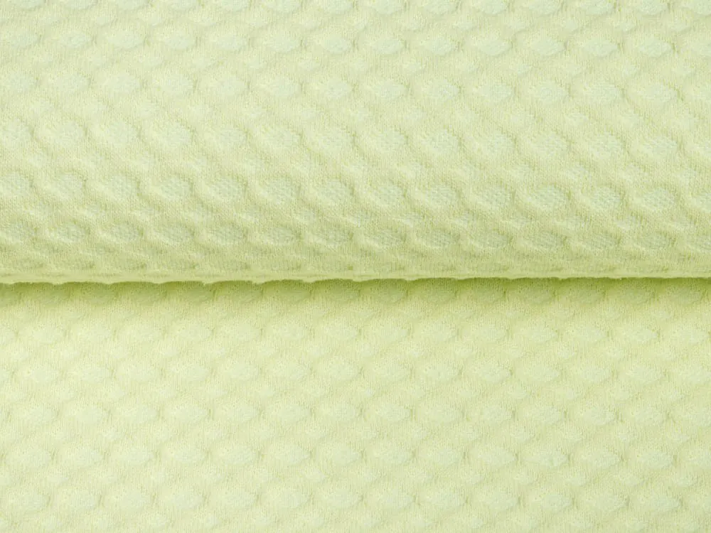 KDS Queen's Collections - Struktur Jacquard - Rauten - lime