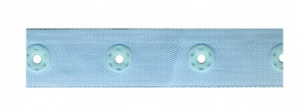 Druckknopfband 18 mm - uni blau