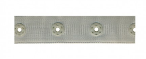 Druckknopfband 18 mm - uni taupe