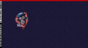 Jersey Swafing PANEL ca. 85 cm x 160 cm Urban Monkey by Thorsten Berger - cooler Affe - purple