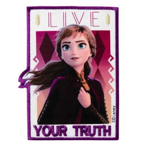 Applikation zum Aufbügeln Disney-Frozen II - Anna-Your Truth - weiß