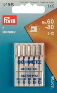 Microtexnadeln Prym 130/705 60-80 - 5 Stück