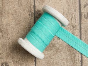 Elastisches Einfassband/Falzgummi - uni mint