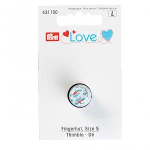 Fingerhut Gr. S Prym Love - weiß