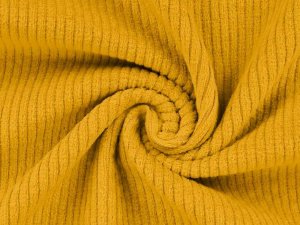 Cord Stretch Washed - 2 mm Breite Rippen - uni ocker