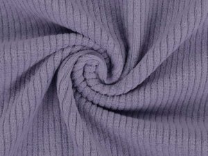 Cord Stretch Washed - 2 mm Breite Rippen - uni lavendel