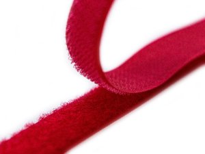 Klettband zum Aufnähen Flauschband & Hakenband ca. 20 mm - rot