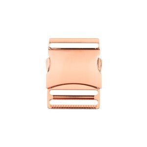 Steckschnalle Metall - 40 mm - rosegold 