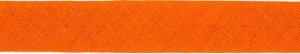 Hochwertiges Schrägband Baumwolle gefalzt 20 mm - uni orange