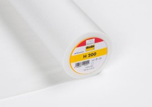 Vlieseline H200 Bügeleinlage Softline 90 cm - uni weiß