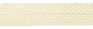 Einfasstresse Wolle 32 mm - Wellenmuster - creme