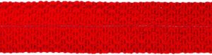 Einfasstresse Wolle 32 mm - Wellenmuster - rot