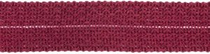 Einfasstresse Wolle 32 mm - Wellenmuster - bordeaux