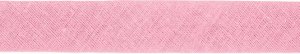 Hochwertiges Schrägband Baumwolle gefalzt 20 mm - uni rosa