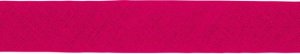 Hochwertiges Schrägband Baumwolle gefalzt 20 mm - uni fuchsia