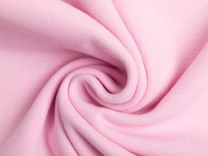 Glattes Bündchen im Schlauch uni - rosa