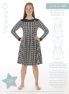 Papierschnittmuster by Minikrea - Kleid mit Falten - Damen