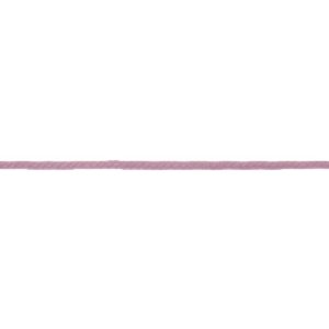 Runde Baumwoll Kordel / Band Hoodie / Kapuze ca. 5 mm breit - uni gewaschenes rosa