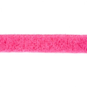 Plüschborde mit Zottelfäden ca. 38 mm - uni pink