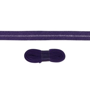 Schrägband/Einfassband Baumwolle gefalzt 20 mm - 3 m Coupon - uni lila