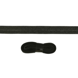 Schrägband/Einfassband Baumwolle gefalzt 20 mm - 3 m Coupon - uni schokobraun