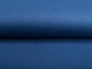 Feinripp Jersey Sanetta - uni indigoblau