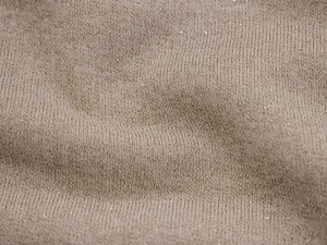 Angerauter Sweat mit Glitzereffekt - beige-goldfarben
