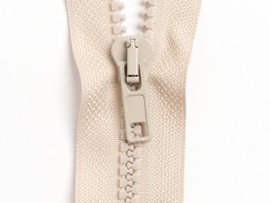 Reißverschluss teilbar 65 cm - beige