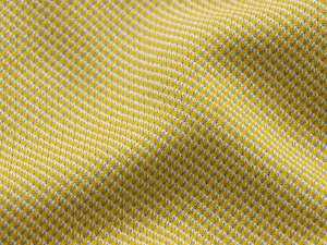 Jacquard Designerstoff der dänischen Firma Kvadrat - senfgelb