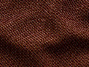 Jacquard Designerstoff der dänischen Firma Kvadrat - rotbraun