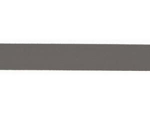 Elastisches Einfassband/Falzgummi - 20 mm glänzend - grau