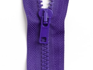 Reißverschluss teilbar 75 cm - dunkles lila