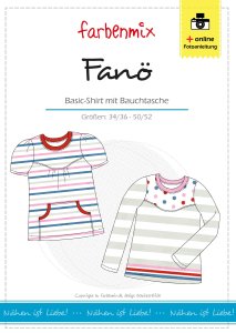 Papierschnittmuster Farbenmix Basic - Shirt FANÖ - Damen