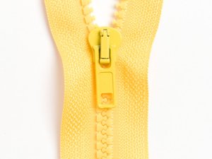 Reißverschluss teilbar 30 cm - gelb