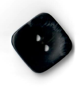 Knopf eckig  mit Farbverlauf  ca. 23,5 mm- schwarz