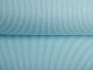 Feinripp Jersey Sanetta - uni babyblau