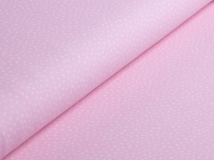 Jersey Swafing - Little Spring - unregelmäßige Punkte - rosa