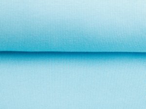 Feinripp Jersey Sanetta - uni himmelblau